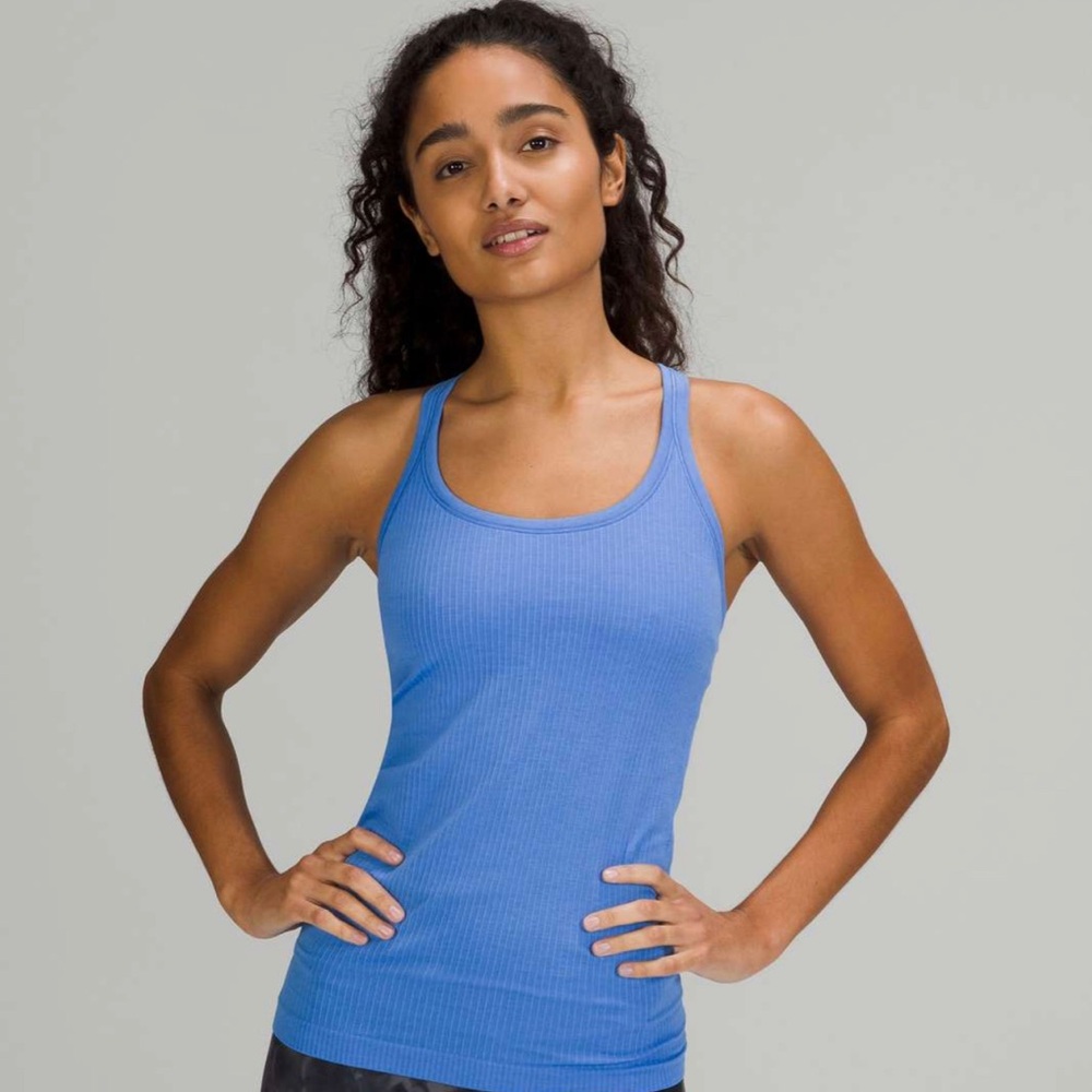 Blue Nile lululemon ebb to street tank top